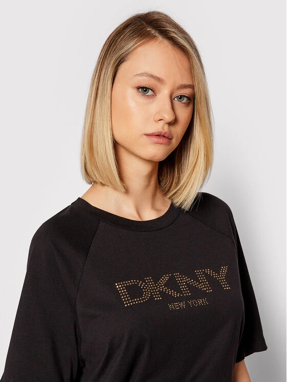 ΧΟΝΔΡΙΚΟ ΕΜΠΟΡΙΟ ✔️ DKNY Γυναίκες Καθημερινά Φορέματα Φόρεμα καθημερινό P1FTCEGQ Μαύρο Regular Fit ⌛ - Image 4