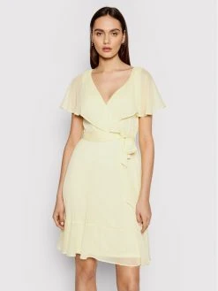 Εξοδος 😉 DKNY Γυναίκες Καλοκαιρινά Φορέματα Φόρεμα καλοκαιρινό DD1BI436 Κίτρινο Regular Fit 😉