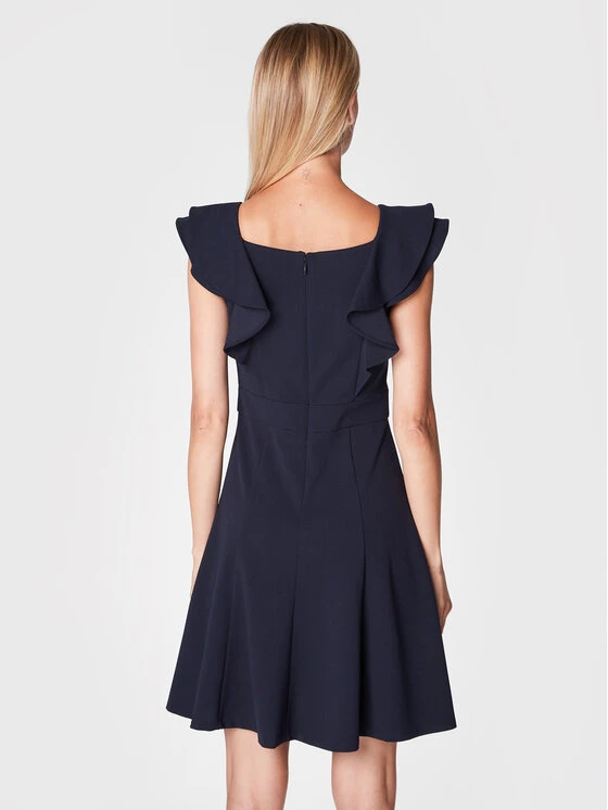 Εξοδος 😀 DKNY Γυναίκες Κοκτέιλ Φορέματα Φόρεμα κοκτέιλ DD2E1557 Σκούρο μπλε Regular Fit 🛒 - Image 3