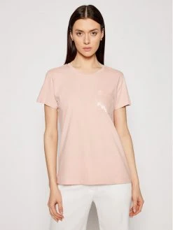 Προϋπολογισμός 🔥 DKNY Γυναίκες T-shirts T-Shirt P0RAOC2R Ροζ Regular Fit 🛒
