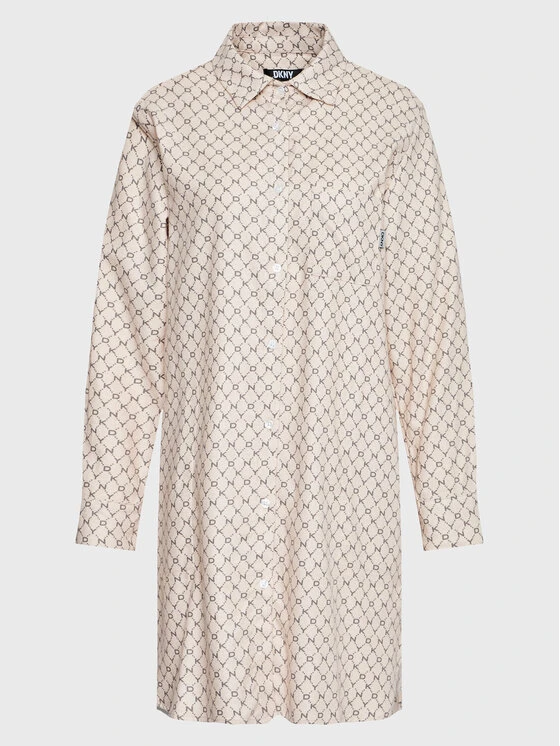 Ολοκαίνουργιο ❤️ DKNY Γυναίκες Νυχτικά & Μεσοφόρια Νυχτικό YI2322591 Μπεζ Relaxed Fit ⌛