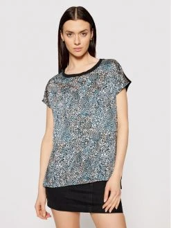 Ολοκαίνουργιο 😍 DKNY Γυναίκες Μπλουζάκια Μπλουζάκι P11HIDTP Έγχρωμο Regular Fit 🛒