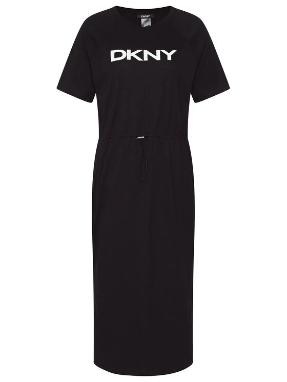 Εκπτωση ⭐ DKNY Γυναίκες Καθημερινά Φορέματα Φόρεμα καθημερινό P1BD7EGQ Μαύρο Regular Fit 💯 - Image 5