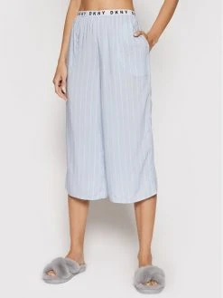 Κουπόνι 🔔 DKNY Γυναίκες Παντελόνια Πιτζάμας Παντελόνι πιτζάμας YI2722454 Μπλε 👍