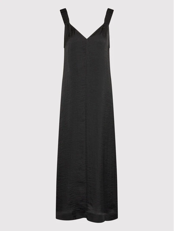 Συμφωνίες 😍 DKNY Γυναίκες Καθημερινά Φορέματα Φόρεμα καθημερινό P2DBTN10 Μαύρο Regular Fit ✔️ - Image 5