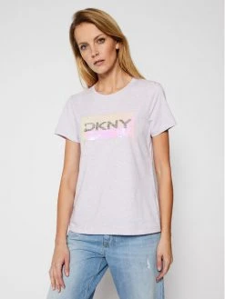 Η καλύτερη συμφωνία 🧨 DKNY Γυναίκες T-shirts T-Shirt P0KWZDNA Ροζ Regular Fit ✔️