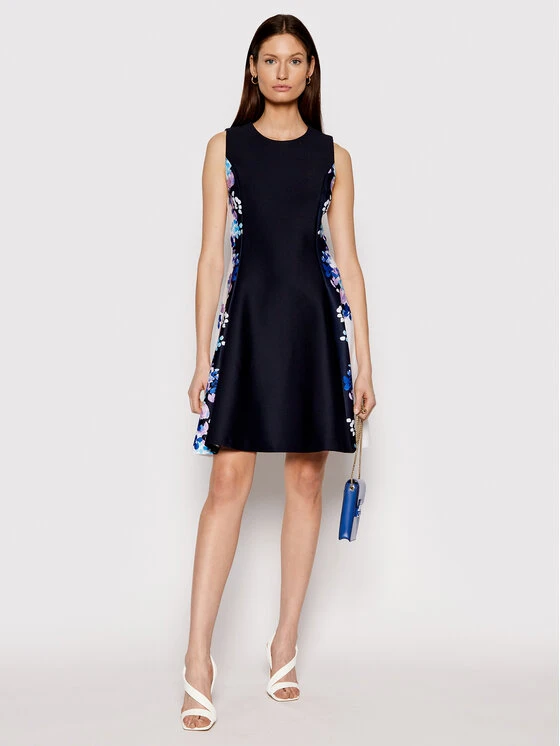 Ολοκαίνουργιο ❤️ DKNY Γυναίκες Κοκτέιλ Φορέματα Φόρεμα κοκτέιλ DD0DK449 Σκούρο μπλε Regular Fit 🤩 - Image 2