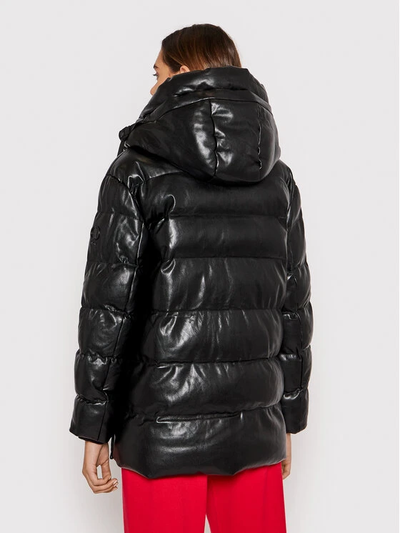 Προώθηση ❤️ DKNY Γυναίκες Χειμωνιάτικα Μπουφάν Μπουφάν πουπουλένιο DL1MUF63 Μαύρο Regular Fit ✔️ - Image 3