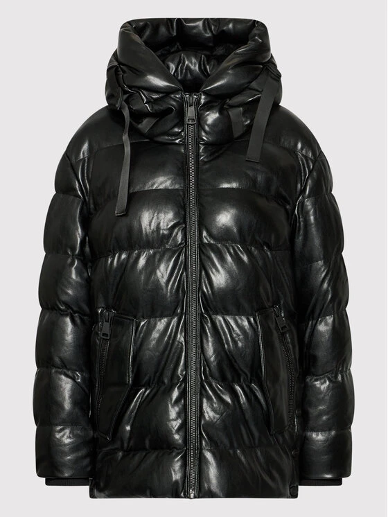 Προώθηση ❤️ DKNY Γυναίκες Χειμωνιάτικα Μπουφάν Μπουφάν πουπουλένιο DL1MUF63 Μαύρο Regular Fit ✔️ - Image 6