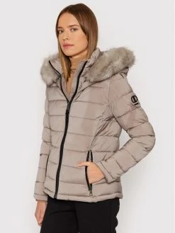 Καλύτερη πώληση ⌛ DKNY Γυναίκες Χειμωνιάτικα Μπουφάν Μπουφάν πουπουλένιο DL1MPG50 Μπεζ Regular Fit 👍