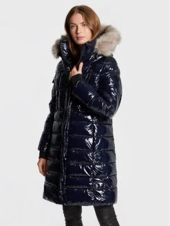 Εκπτωση ✔️ DKNY Γυναίκες Πουπουλένια Μπουφάν Μπουφάν πουπουλένιο DL1MPF94 Σκούρο μπλε Regular Fit 🧨