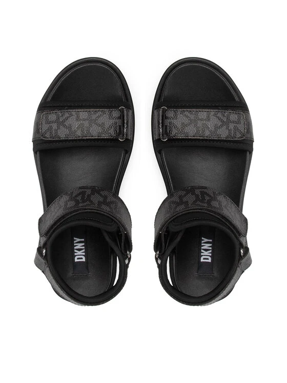 ΧΟΝΔΡΙΚΟ ΕΜΠΟΡΙΟ ⌛ DKNY Γυναίκες Σανδάλια Cerrina K4131882 Μαύρο ✔️ - Image 6