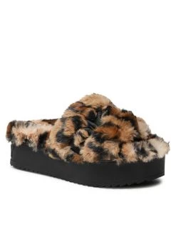 Flash Sale ✨ DKNY Γυναίκες Παντόφλες Σπιτιού Palz K2128405 Μπεζ 👍