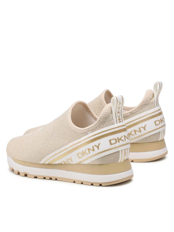 Εκπτωση 🥰 DKNY Γυναίκες Αθλητικά Jay-Slip On Snake K1254231 Χρυσό 👏 - Image 3