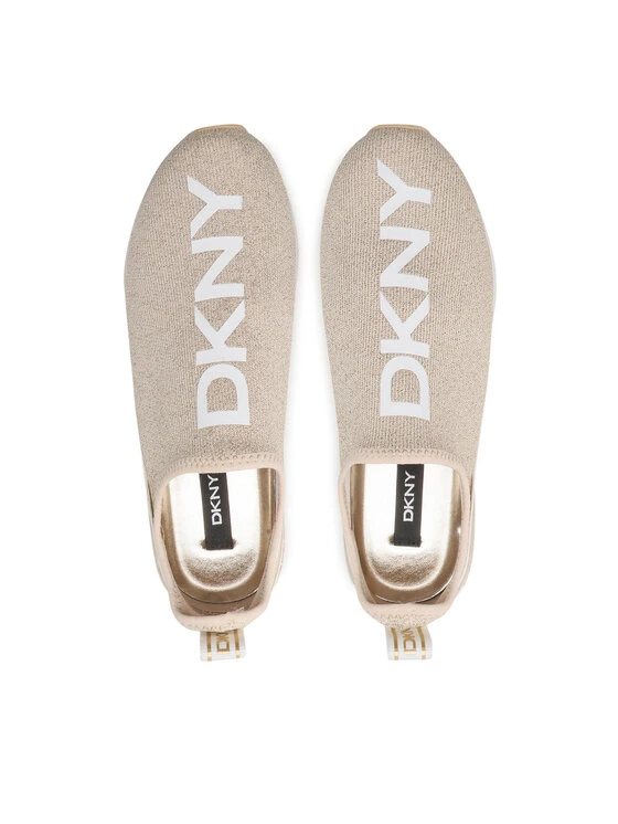 Εκπτωση 🥰 DKNY Γυναίκες Αθλητικά Jay-Slip On Snake K1254231 Χρυσό 👏 - Image 6
