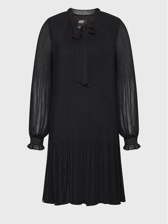 Τοπ 10 ⭐ DKNY Γυναίκες Κοκτέιλ Φορέματα Φόρεμα κοκτέιλ DD2G7489 Μαύρο Regular Fit ⌛ - Image 5