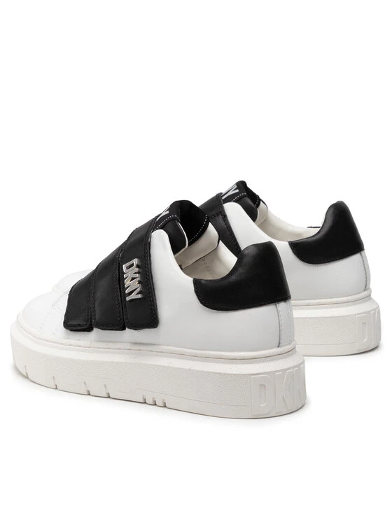 Τοπ 10 💯 DKNY Γυναίκες Αθλητικά Marzi K4125413 Λευκό ❤️ - Image 3