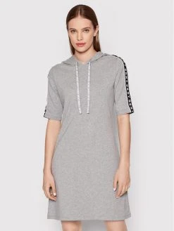 Κουπόνι ✨ DKNY Γυναίκες Καθημερινά Φορέματα Φόρεμα καθημερινό DD2AN706 Γκρι Regular Fit ⌛