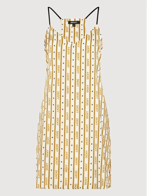 Καλύτερη πώληση 😉 DKNY Γυναίκες Νυχτικά & Μεσοφόρια Νυχτικό YI2122486 Μπεζ ⭐ - Image 5