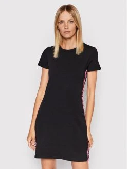 Εξοδος ⭐ DKNY Γυναίκες Καθημερινά Φορέματα Φόρεμα καθημερινό DD2ANB16 Μαύρο Regular Fit 🎉