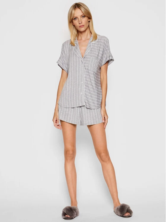 Τοπ 10 😀 DKNY Γυναίκες Πιτζάμες Σετ Πιτζάμα YI2822475 Γκρι ✔️ - Image 2