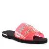 Νέος ⌛ DKNY Γυναίκες Παντόφλες Idalie Logo- Flat S K4121794 Ροζ 🛒