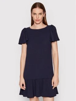 Προϋπολογισμός 😉 DKNY Γυναίκες Καθημερινά Φορέματα Φόρεμα καθημερινό DD2A759A Σκούρο μπλε Relaxed Fit 😍