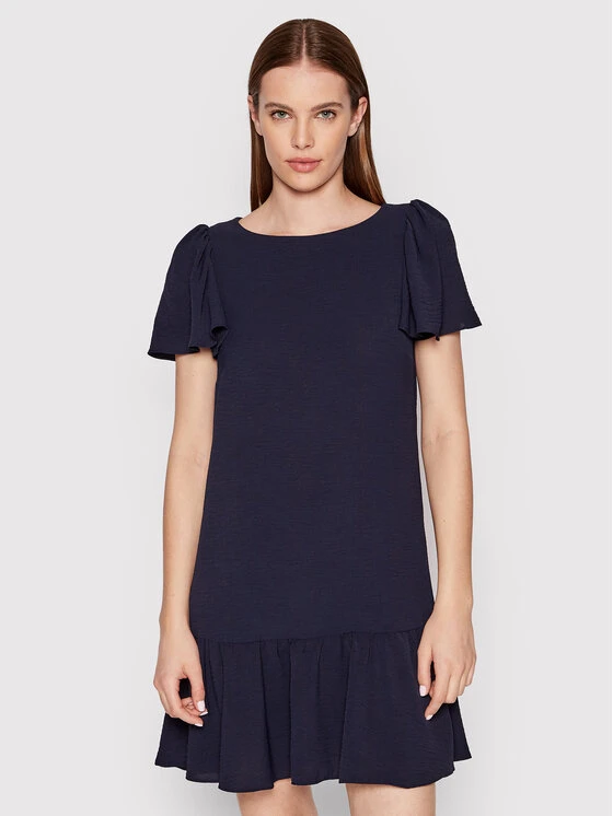 Προϋπολογισμός 😉 DKNY Γυναίκες Καθημερινά Φορέματα Φόρεμα καθημερινό DD2A759A Σκούρο μπλε Relaxed Fit 😍