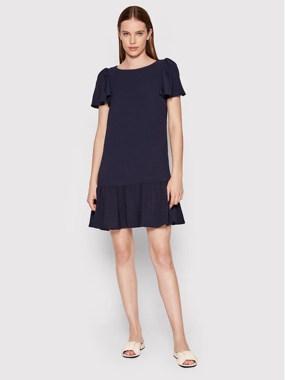 Προϋπολογισμός 😉 DKNY Γυναίκες Καθημερινά Φορέματα Φόρεμα καθημερινό DD2A759A Σκούρο μπλε Relaxed Fit 😍 - Image 2