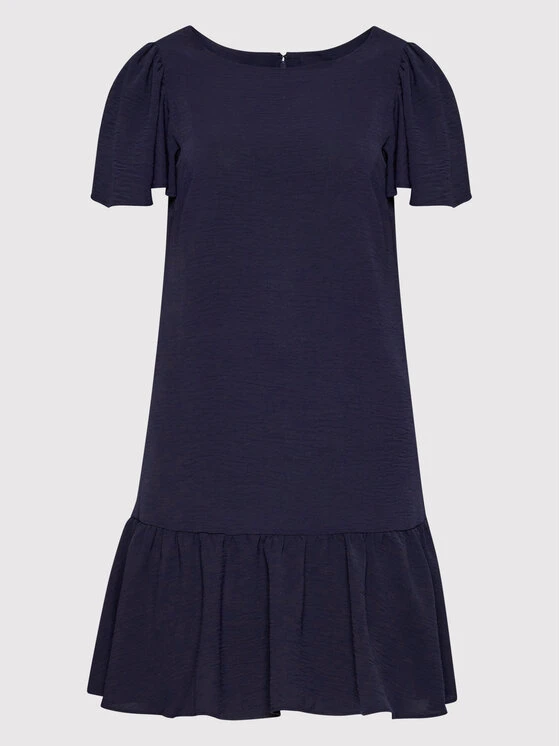 Προϋπολογισμός 😉 DKNY Γυναίκες Καθημερινά Φορέματα Φόρεμα καθημερινό DD2A759A Σκούρο μπλε Relaxed Fit 😍 - Image 5