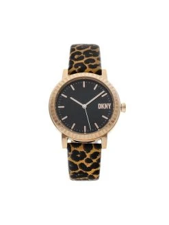 Το φθηνότερο 🧨 DKNY Γυναίκες Αναλογικά Ρολόι Soho NY6637 Καφέ ⌛