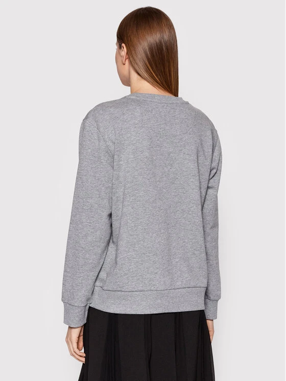 Τοπ 10 ✔️ DKNY Γυναίκες Μπλούζες Χωρίς Φερμουάρ Μπλούζα P1KMAB2R Γκρι Regular Fit ⭐ - Image 3