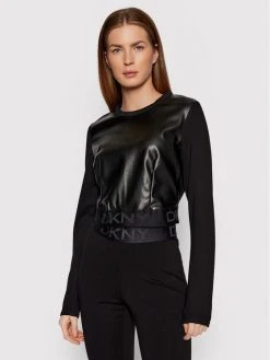 ΧΟΝΔΡΙΚΟ ΕΜΠΟΡΙΟ 👏 DKNY Γυναίκες Μπλούζες Χωρίς Φερμουάρ Μπλούζα P1JA0KBU Μαύρο Regular Fit ⌛