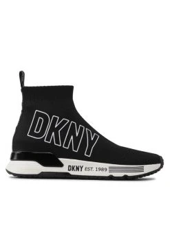 Προϋπολογισμός ❤️ DKNY Γυναίκες Αθλητικά Nona-Sock K2241852 Μαύρο ⌛