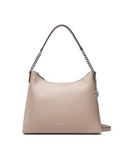 Τοπ 10 🎁 DKNY Γυναίκες Τσάντες με Χερούλι Τσάντα Bryant Conv Hobo R21C3R74 Μπεζ ✨