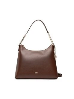 Προϋπολογισμός ✨ DKNY Γυναίκες Τσάντες με Χερούλι Τσάντα Bryant Conv Hobo R21C3R74 Καφέ 👏