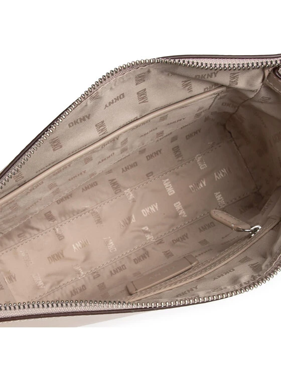 Ολοκαίνουργιο 🌟 DKNY Γυναίκες Τσάντες Χιαστί Τσάντα Bryant Med Box Cbody R74E3005 Μπεζ ✔️ - Image 5