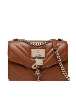 Flash Sale ❤️ DKNY Γυναίκες Τσάντες Χιαστί Τσάντα Elissa Sm Shoulder B R223BC81 Καφέ 😀