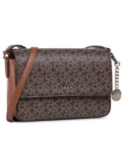 Αγορά 🛒 DKNY Γυναίκες Τσάντες με Χερούλι Τσάντα Bryant Md Flap Xbody R82EJ467 Καφέ 🧨