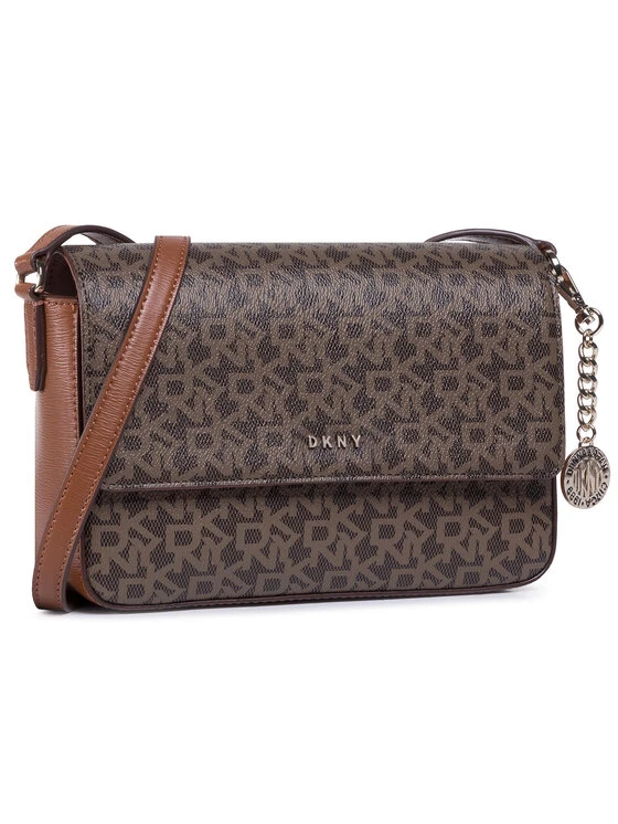 Αγορά 🛒 DKNY Γυναίκες Τσάντες με Χερούλι Τσάντα Bryant Md Flap Xbody R82EJ467 Καφέ 🧨