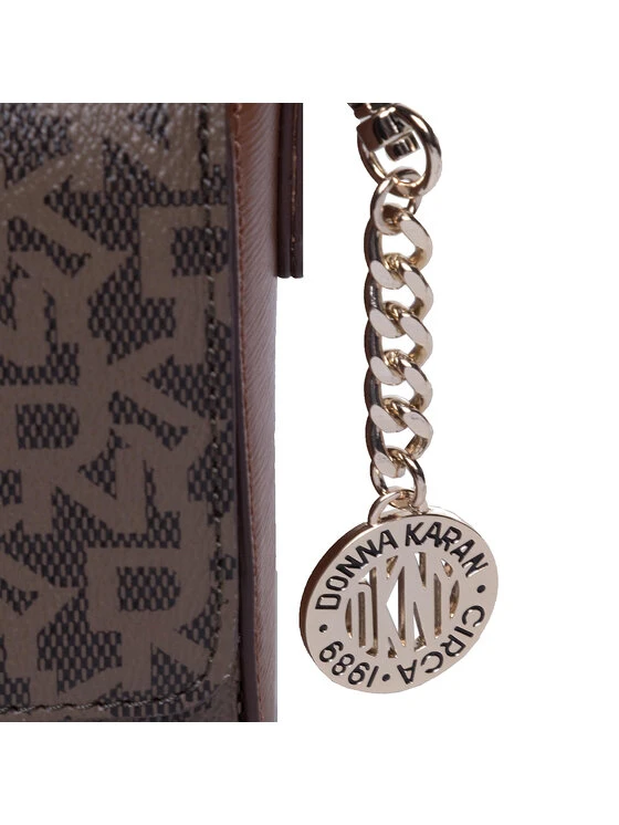 Αγορά 🛒 DKNY Γυναίκες Τσάντες με Χερούλι Τσάντα Bryant Md Flap Xbody R82EJ467 Καφέ 🧨 - Image 3