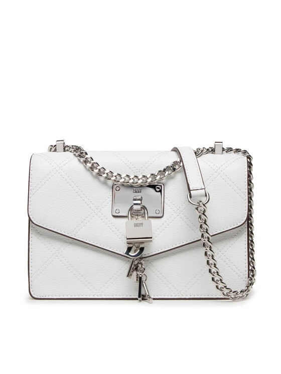 Best Pirce 🎁 DKNY Γυναίκες Τσάντες Βραδινές Τσάντα Elissa Sm Shoulder B R223UC81 Λευκό ⭐