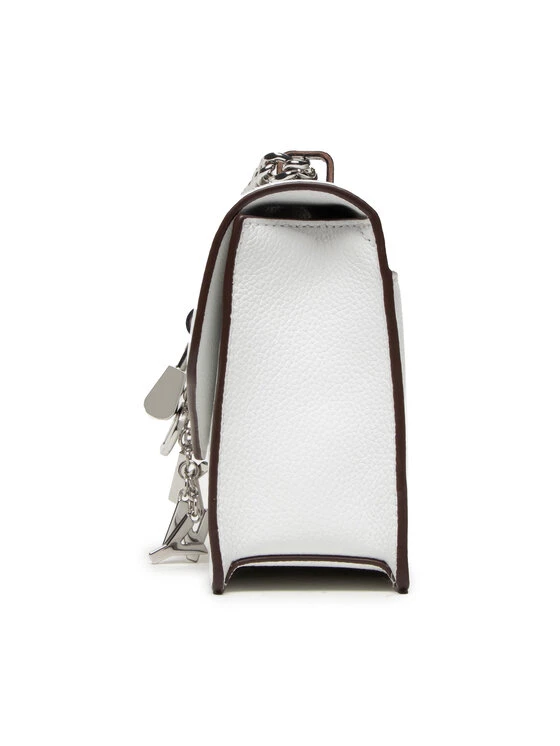 Best Pirce 🎁 DKNY Γυναίκες Τσάντες Βραδινές Τσάντα Elissa Sm Shoulder B R223UC81 Λευκό ⭐ - Image 3