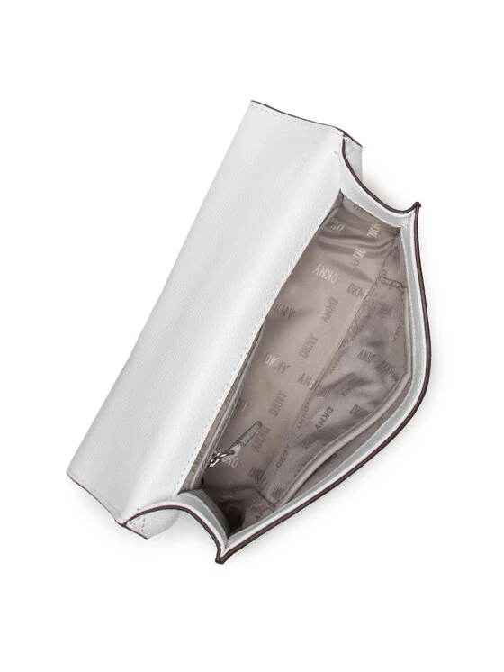 Best Pirce 🎁 DKNY Γυναίκες Τσάντες Βραδινές Τσάντα Elissa Sm Shoulder B R223UC81 Λευκό ⭐ - Image 5