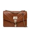 Νέος 🎁 DKNY Γυναίκες Τσάντες Βραδινές Τσάντα Elissa Lg Shoulder B R223B281 Καφέ 😍