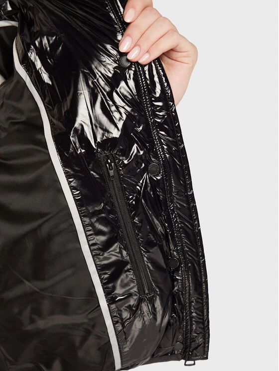 Εξοδος ⌛ DKNY Γυναίκες Χειμωνιάτικα Μπουφάν Μπουφάν πουπουλένιο P2MJ6016 Μαύρο Regular Fit ⭐ - Image 4