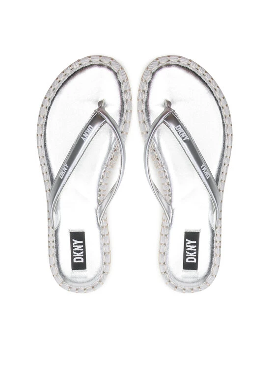 Καλύτερη πώληση ⭐ DKNY Γυναίκες Σαγιονάρες Εσπαντρίγιες Tabatha K1206139 Ασημί ❤️ - Image 5
