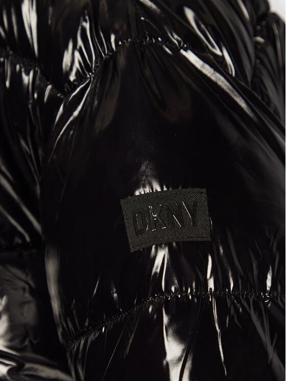 Εξοδος ⌛ DKNY Γυναίκες Χειμωνιάτικα Μπουφάν Μπουφάν πουπουλένιο P2MJ6016 Μαύρο Regular Fit ⭐ - Image 6