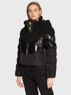 Το φθηνότερο ✨ DKNY Γυναίκες Χειμωνιάτικα Μπουφάν Μπουφάν πουπουλένιο P2MCMHVU Μαύρο Regular Fit 🧨