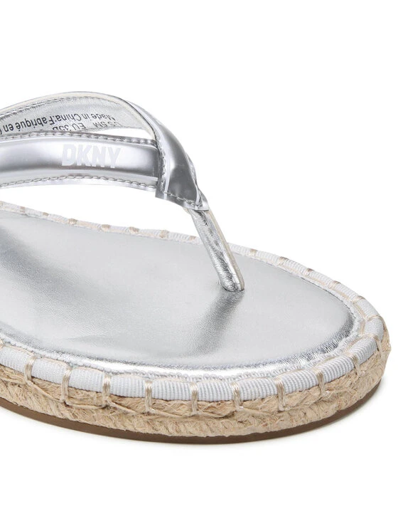 Καλύτερη πώληση ⭐ DKNY Γυναίκες Σαγιονάρες Εσπαντρίγιες Tabatha K1206139 Ασημί ❤️ - Image 6
